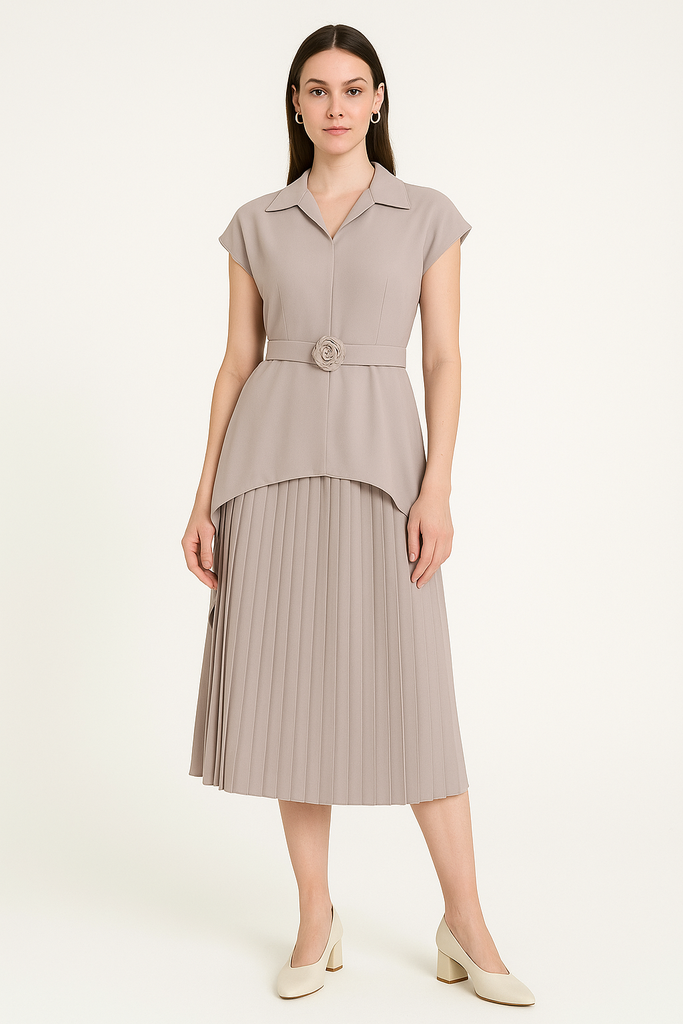 [SR104] فستان مكسر امامي