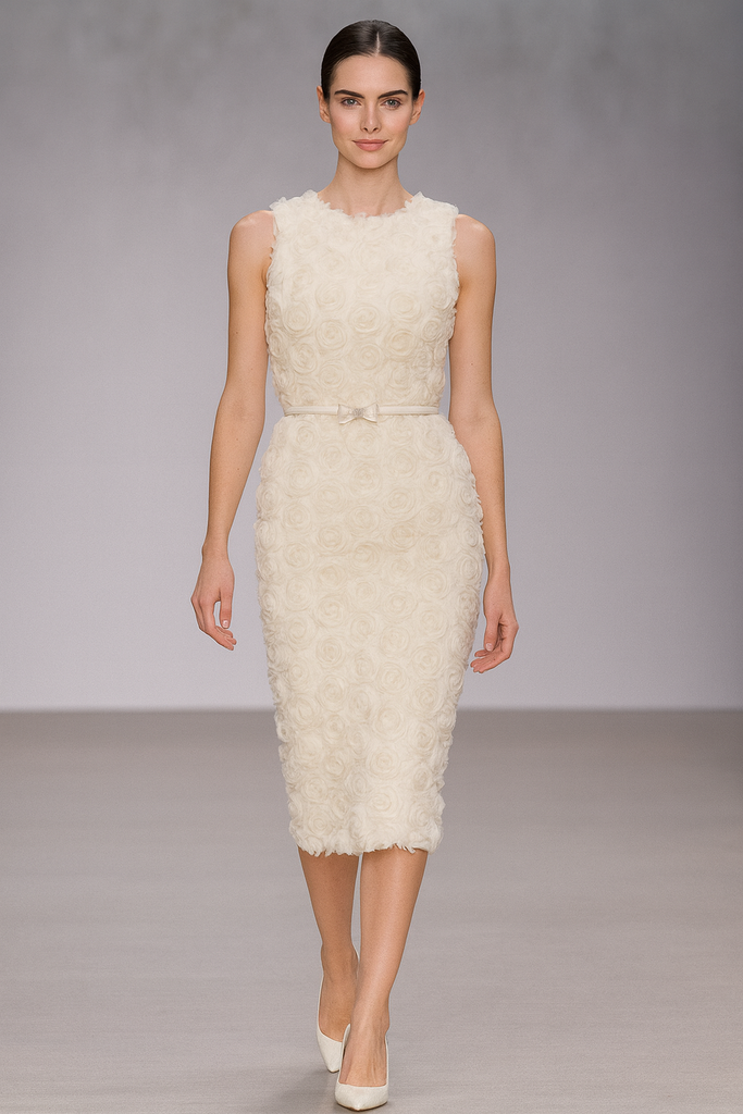 فستان (38, بيج)