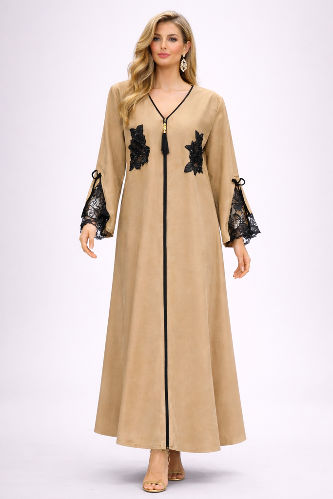 جلابية وردتين