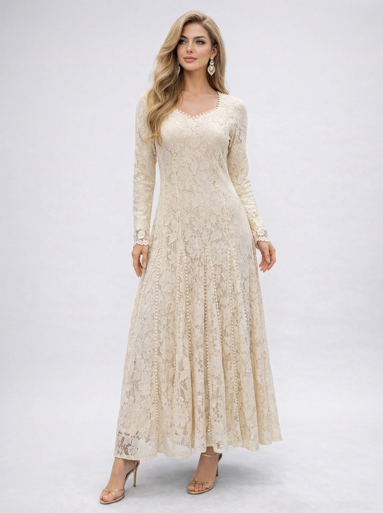 [TA3584] فستان دانتيل