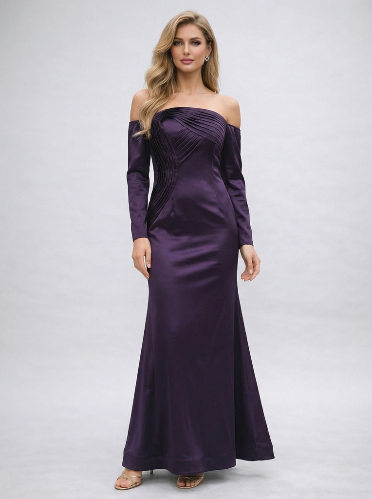 فستان تب مخمل